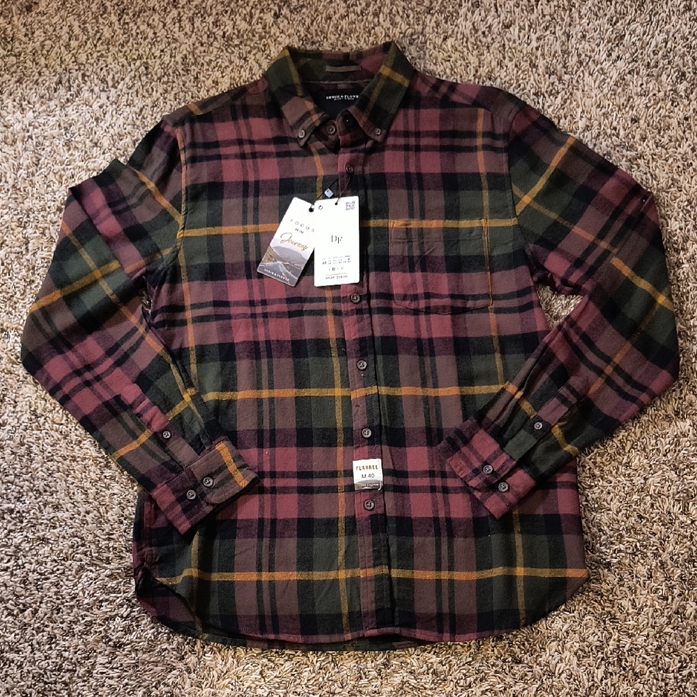 Men's Plaid Flannel Shirt